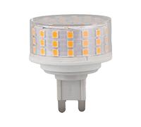 AJUNJIIL per lampadina LED G9, per perline lampada, 10W 1000LM, sfarfallio, risparmio energetico, sostituzione perline lampada mais, lunga durata, dimmerabile, installazione facile (Luce calda)
