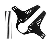 Ajunjiil per mountain bike, guardie delle gomme a ruota posteriore per biciclette stradali, parafanghi guardano accessori, protezione da splash resistente, adattamento universale (Nero)