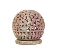Ajuny Tealight Vovita Portacandele fatto a mano in pietra ollare supporto per anniversario, festa di nozze, vacanze, cene, unico tavolo per casa e ufficio, decorativo, migliore idea regalo realizzata