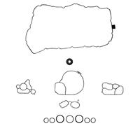 Ajusa 54187100 Kit Guarnizioni, Monoblocco