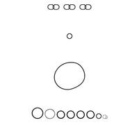 AJUSA 54195400 Kit guarnizioni, Monoblocco