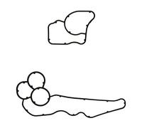 AJUSA Guarnizione Carter filtro olio 77013600 per BMW 1 Hatchback (F20) X3 (F25)