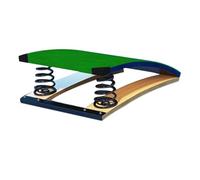 AJVAAIAC Trampolino Trampolino da Ginnastica Combinazione di trampolini per Bambini Puntelli da Allenamento per Volteggio per Bambini con 2 Molle per Bambini
