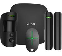 Ajx51173 Starterkit 4G Nero - Centrale Antifurto Wireless Con Connessione 4G Ed Ethernet, Certificazione En-50131 Grado 2, Controllo Fino A 100 Dispositivi
