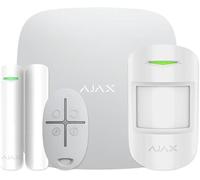 Ajx51174 Starterkit 4G Bianco - Centrale Antifurto Wireless Con Connessione 4G Ed Ethernet, Certificazione En-50131 Grado 2, Controllo Fino A 100 Dispositivi