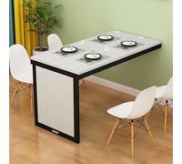 AJYBYUKJ Scrivania pieghevole montata a parete per home office, soluzione di risparmio spaziale per piccoli spazi, ideale per il lavoro, lo studio o l'uso della cucina Beauty Comes