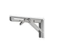 AJYBYUKJ Staffa ripieno Pieghevole 2 PCS Multiple Triangolo Angolo Pieghevole Staffa Pesante Supporto a Parete Regolabili Ripiani da Tavolo Montato Hardware per la casa per Tavolo Galleggiante (2 PCS