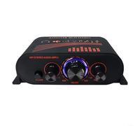 AK-170 Digital Power, 20W+20W HiFi Stereo Audio Amp con LED blu, Lega di Alluminio Auto Casa Speaker Driver per 12-14V