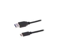 AK-300136-010-S Cavo USB 2.0 USB A-Spina, USB C-Spina nichelata 1m DIGITUS