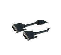 AK-320101-100-S Cavo DVI-D (24+1) maschio, PE su entrambi i lati 10 m nero 30...