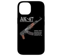 AK-47 Fucile d'assalto russo AK Kalashnikov Cutaway grafico Custodia per iPhone 14