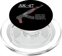 AK-47 Fucile d'assalto russo AK Kalashnikov Cutaway grafico PopSockets PopGrip per MagSafe