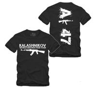 AK 47 - Maglietta World Destruction Tour S-XXXXL, colore: Nero Kalashnikov Gun Gamer, Nero , L