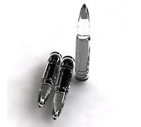 AK 47 stampo per cubetti di ghiaccio a forma di proiettile per drink belli da morire