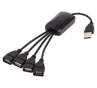 AK-AD-13 Hub USB USB 2.0 nero Numero di porte: 4 0,15 m AKYGA