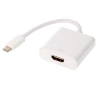 AK-AD-53 Adattatore USB 3.1 HDMI Femmina, Connettore USB C Nichelato 0,15m AKYGA