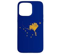 AK Alaska State Flag Big Dipper Ursa Major Stella Nord Custodia per iPhone 15 Pro Max
