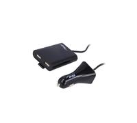 AK-CH-10 Alimentatore Auto USB A-Femmina x4 Sp.Corrente: 12-24VDC Nero 1,8m A...