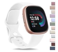 AK Cinturino sportivo compatibile con Fitbit Sense 2/Sense/Fitbit Versa 4/Versa 3, unisex, classico cinturino in morbido silicone per Fitbit Sense 2/Sense/Versa 4/Versa 3