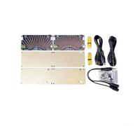 AK_DB16VU Indicatore di livello audio a 16 bit, misuratore LED/VU acrilico | Il rilevamento attivato dal suono elimina il cablaggio, semplifica l'installazione per feste hi-fi domestiche