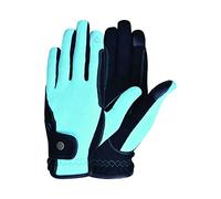 AK Fine Tech Micro Suede Riding & Multifunctional Horse Riding Gloves Guanti da equitazione AKRS-8484 (L, Azure)