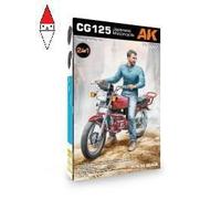 AK Interactive Kit modello in plastica Moto CG125 giapponese 1:35