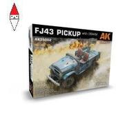 AK INTERACTIVE 1/35 FJ43 PICKUP WITH DSHKM