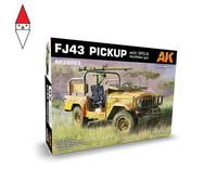 AK INTERACTIVE 1/35 FJ43 PICKUP WITH SPG-9 RECOILLESS GUN
