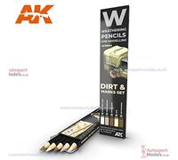 AK Interactive 10044 Dirt: Marks Set