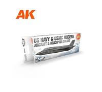 Ak Interactive - 3a generazione - Acrylic Paint Set Us Navy & Usmc Modern Aircra
