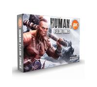 Ak Interactive - 3a generazione - Set di vernici acriliche Human Flesh Tones ...