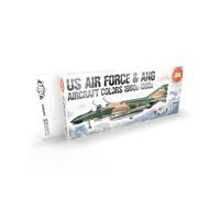 Ak Interactive - 3a generazione - Set di vernici acriliche Us Air Force & Ang...