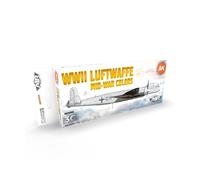 Ak Interactive - 3a generazione - Set di vernici acriliche WWII Luftwaffe Mid...