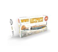 AK Interactive - 3a generazione - Set di vernici acriliche WWII Luftwaffe Tro...