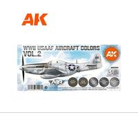 AK Interactive - 3a generazione - Set di vernici acriliche WWII USAAF Aircraf...