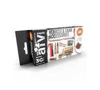 Ak Interactive - 3a generazione - Set vernice acrilica accessori per veicoli ...