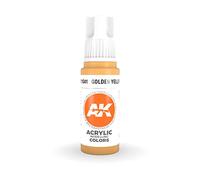 AK Interactive 3rd Gen Acrylic Golden Yellow 17ml