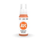 AK Interactive 3rd Gen Acrylic Light Orange 17 ml