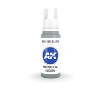 AK Interactive 3rd Gen Metallic Silver 17ml