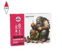 AK INTERACTIVE ACRILICO MODELLISMO QUICK STARTER - QUICK GEN SET (1 BRUSH)