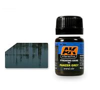 Ak interactive (AK00069) Wash 35 ml - Panzer Grey Streaking Grime