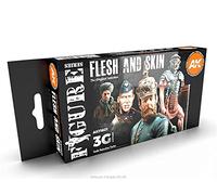 AK Interactive AK11621 Flesh and Skin Colors Set (The Original Selection) 6x17ml