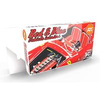 AK Interactive AK11685 Red & Blue Vehicle Interiors Colors Set 6x17ml