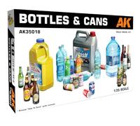 AK INTERACTIVE 1/35 BOTTLES AND CANS