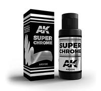 VERNICE METALLICA MODELLISMO AK INTERACTIVE SUPER CHROME