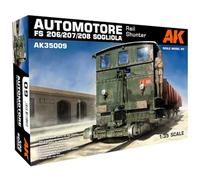 AK Interactive AK35009 - 1:3 5 Automotore FS 206/207/208 Sogliola Rail Shunter