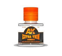 Ak interactive - colla per plastica extra fine 40ml.