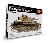 AK INTERACTIVE Deutsches Afrika Korps Pz.Kpfw.IV Ausf.D Modellbausatz