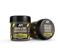 AK INTERACTIVE : Effetto Terra Scura E Secca Creapata (Crackle) - 100ml (Acrilico)