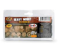 AK077 | AK Interactive Weathering: HEAVY MUDDY SET | 35ml